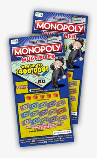 Monopoly Multiplier Ticket Images - Bingo Set