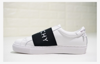 Givenchy Urban Street Logo Print Leather Slip On - Skate Shoe