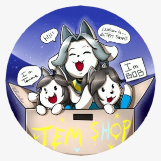 Pins Temmie - Cartoon
