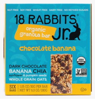 18 Rabbits Granola Bar, Organic, Chocolate Banana - Muesli