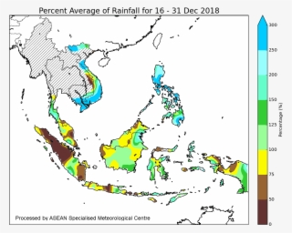 Percent Of Average Rainfall For 16 31 December - Vice Mayors League Of The Philippines
