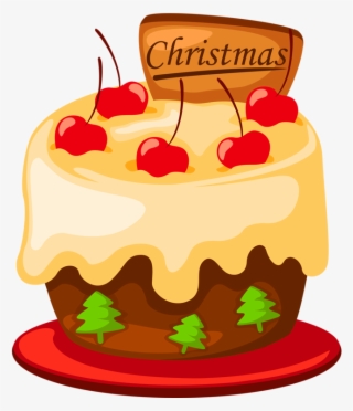 Cupcakes, Food Clips, Clipart, Album, Sweet, Desserts, - Merry Christmas Cake Drawing