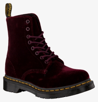 Red Dr Martens Lace-up Boots