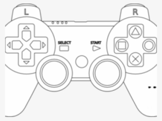 Gamepad Clipart Ps2 Controller - Video Game Controller Clip Art