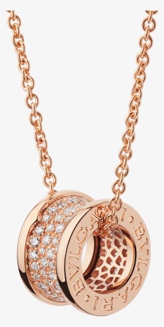 Zero1 Necklace Necklace Rose Gold Pink - Bulgari 354903