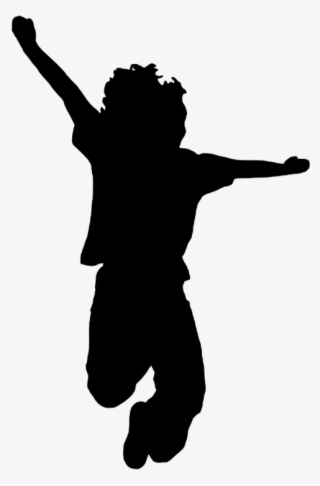 Littleboy Sticker - Boy Jumping Jumping Silhouette