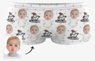 Christmas Angel Kids Custom Face Boxer Briefs - Toddler