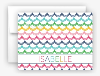 Rainbow Mermaid Scales B Thank You Cards Note Card