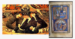 Medieval Depictions Of Lucifer - Damned Of The Last Judgement