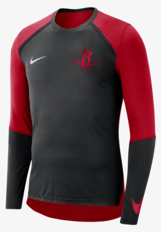 Men's Houston Rockets Nike L/s On-court Shooting Shirt - Los Angeles Lakers Long Sleave