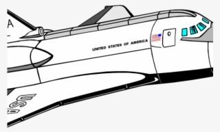 Spaceship Clipart Nasa - Transparent Background Space Shuttle Clip Art