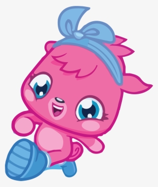 Poppet From Twitter Walking Girl Clipart Png - Moshi Monsters Poppeteers