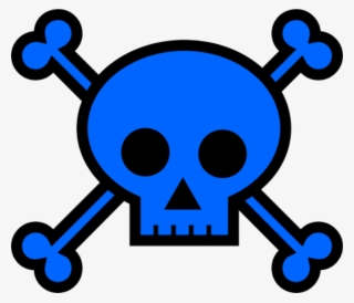 Picture Royalty Free Skulls - Blue Skull Clip Art