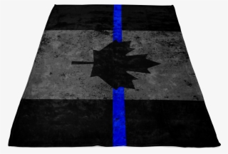 Tbl Canadian Maple Leaf Flag V2 Fleece Blanket - Still Life Photography
