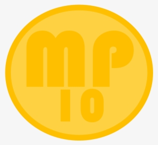 A 10-worth Coin From Mario Party - Circle