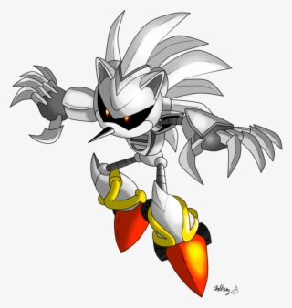 Silver Sonic - Robot Silver The Hedgehog