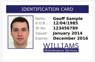 Id Card Vdp - Male Face