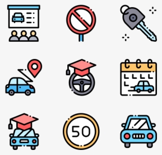 Driver School - Icons For Web Design