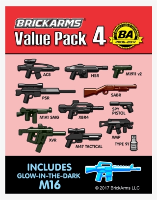 Brickarms Value Pack Transparent PNG - 700x644 - Free Download On NicePNG