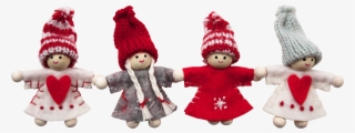 Four Cute Christmas Dolls Png Image - Wishes Merry Christmas 2018