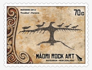 Maori Rock Art - Maori Stamps