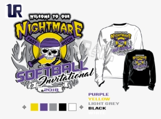 Softball Welcome To Our Nightmare Invitational Tshirt - Wrestling Design