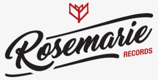 Logo Rosemarie H Noir Et Rouge - Calligraphy