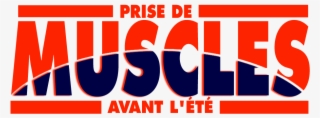 Prise De Muscles Logo Rouge - Poster