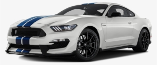 Automatic Emergency Braking To Become Standard Equipment - 2017 Shelby Gt350 White With Blue Stripes