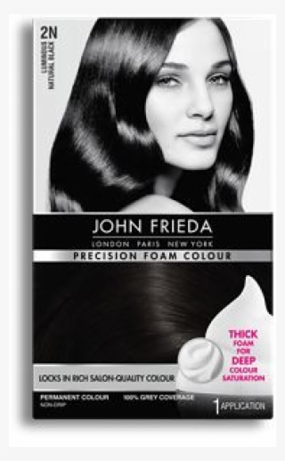 Precision Foam Colour 2n Luminous Natural Black - John Frieda Black Hair Dye