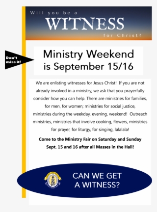 Ministry Fair Flyer - Colorfulness