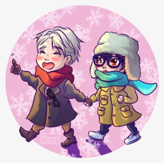 This Is The Cutest Yuri On Ice Viktor Nikiforov Yuuri - Cartoon