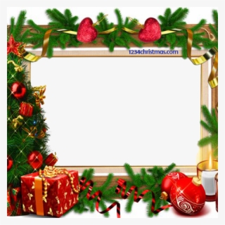 Free Christmas Frames And Borders Christmas Photo Frame - Merry Christmas Border Design