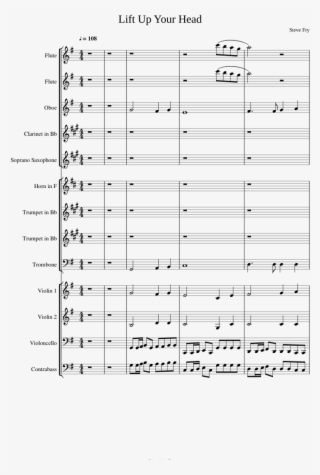 Lift Up Your Head Sheet Music For Flute, Clarinet, - Document