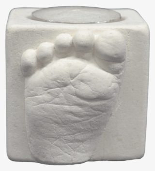 Baby Foot Candle Holder - Stone Carving
