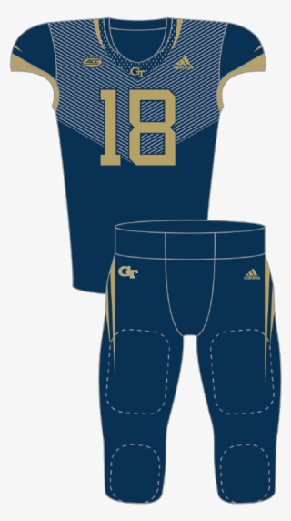 Georgia Tech 2018 Blue Uniform - Sports Jersey