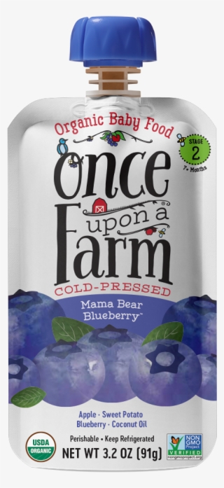 Once Upon A Farm Mama Bear Blueberry, - Once Upon A Farm Mama Bear Blueberry