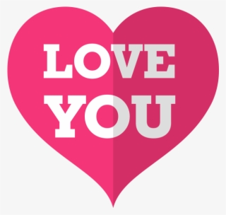 Love You Png Heart Transparent - Happy Valentines Days Template