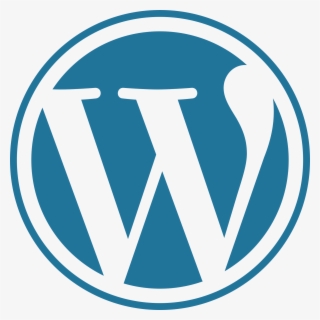 Wordpress Blue Logo Png