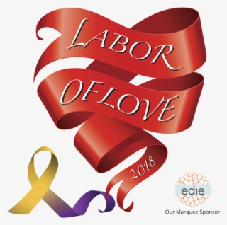Labor Of Love 2018 - Banner Vector Shape Blue