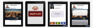 What's Up Interfaces For Think Aloud Study - Ipad