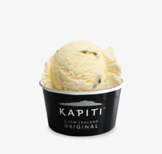 Kapiti Lemon Curd & Passionfruit Ice Cream - Kapiti Ice Cream