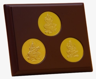 Table Lakshmiji, Ganeshji And Saraswatiji Plain - Coin