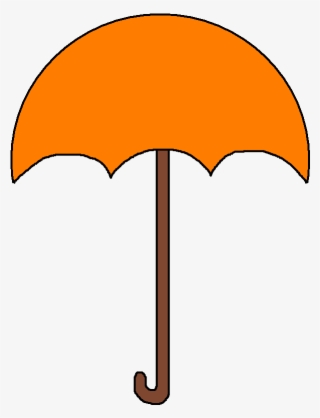 Graphics By Ruth - Umbrella Orange Clipart