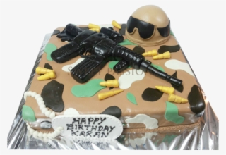 Special Army Cake - Army Birthday Cake Png
