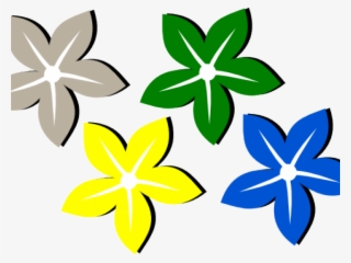 Flowers Color Clipart Small Flower - Flor Vector Png