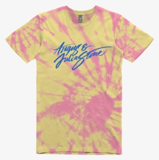 Logo / Tie Dye T-shirt - Angus And Julia Stone Merch