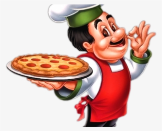 Cooking Clipart Italian Chef - Italian Pizza Man