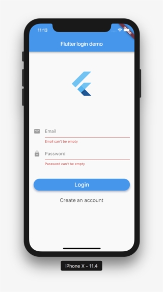 Textformfield Validator In Action - Flutter Sign Up Page