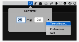 Tadam Is An Elegant Mac Timer - Mac Menu Bar Time App
